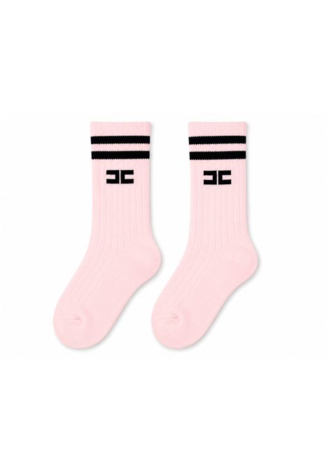 Calzino con logo ELISABETTA FRANCHI KIDS | EFCZ006 C TV061C470